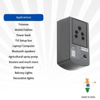 Automatic Cut Off Timer Switch Plug
